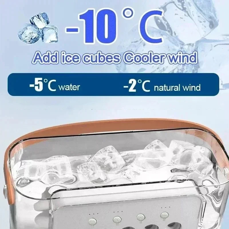 Ventilador Enfriador Portátil 3 en 1 Mini Aire Acondicionado