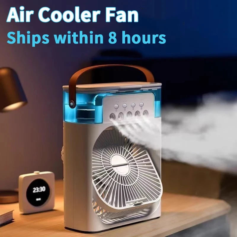 Ventilador Enfriador Portátil 3 en 1 Mini Aire Acondicionado