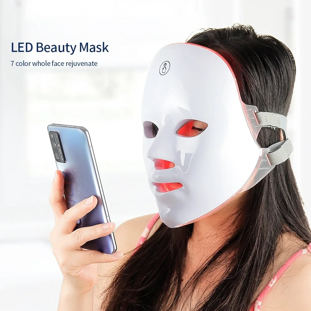 Máscara LED Rejuvenecedora Facial