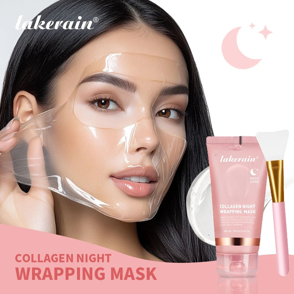 Mascarilla Facial Envolvente de Colágeno