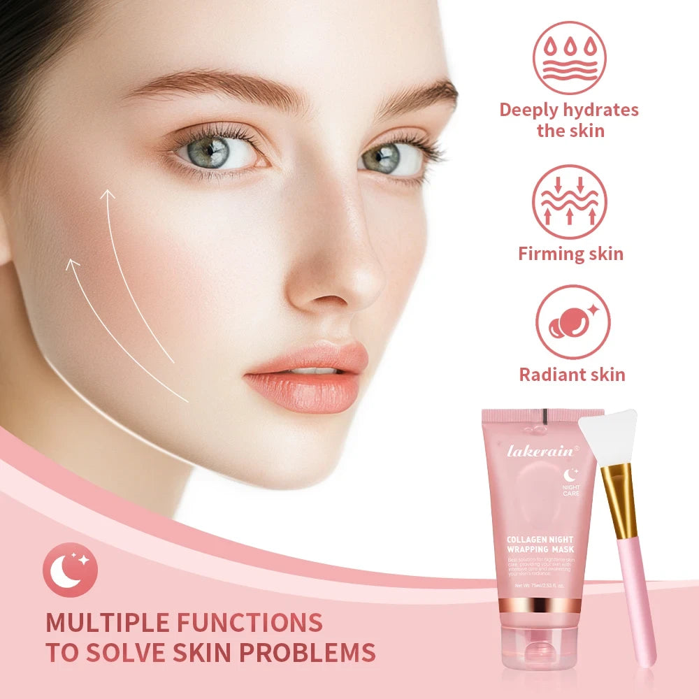 Mascarilla Facial Envolvente de Colágeno