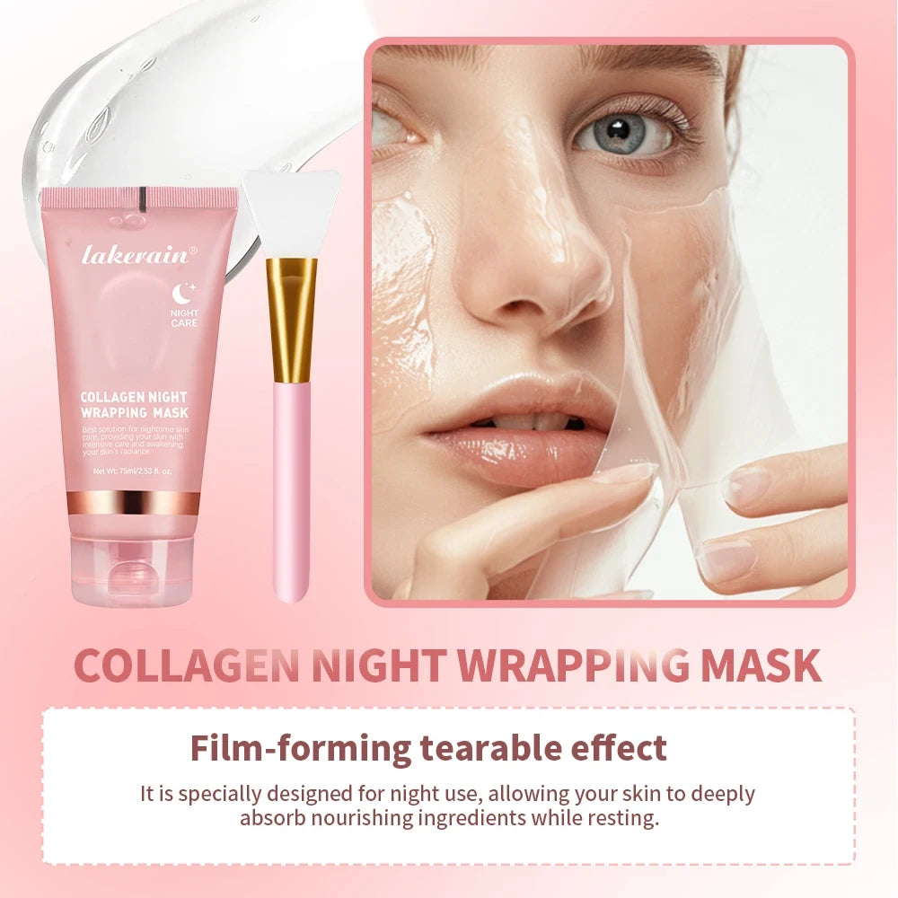 Mascarilla Facial Envolvente de Colágeno
