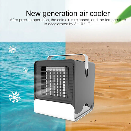 Mini Ventilador USB Iones Negativos Aire Fresco Silencioso