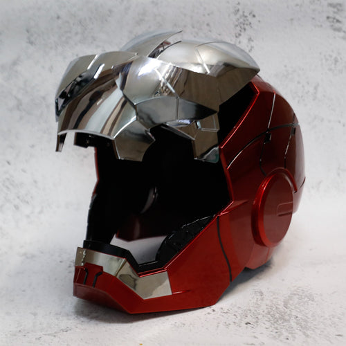 Casco Iron Man Eléctrico con Mando a Distancia y Control de Voz