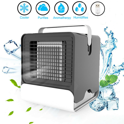 Mini Ventilador USB Iones Negativos Aire Fresco Silencioso